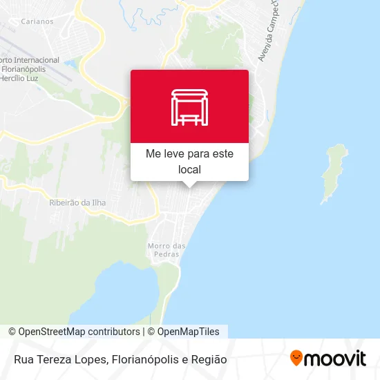 Rua Tereza Lopes mapa