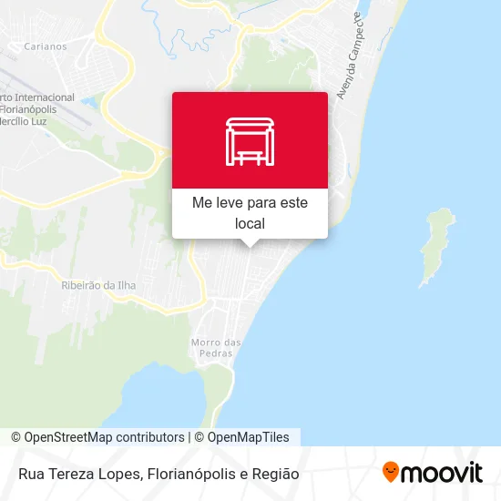 Rua Tereza Lopes mapa