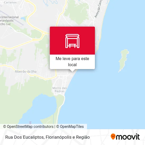 Rua Dos Eucaliptos mapa