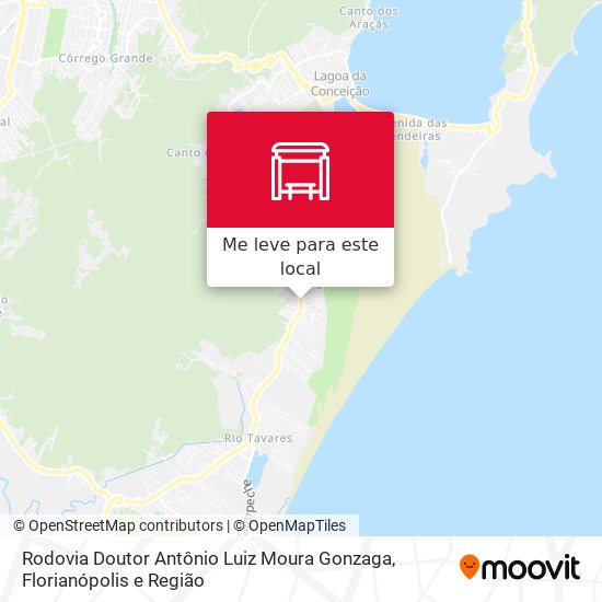 Rodovia Doutor Antônio Luiz Moura Gonzaga mapa