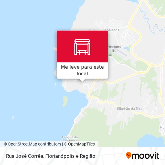 Rua José Corrêa mapa