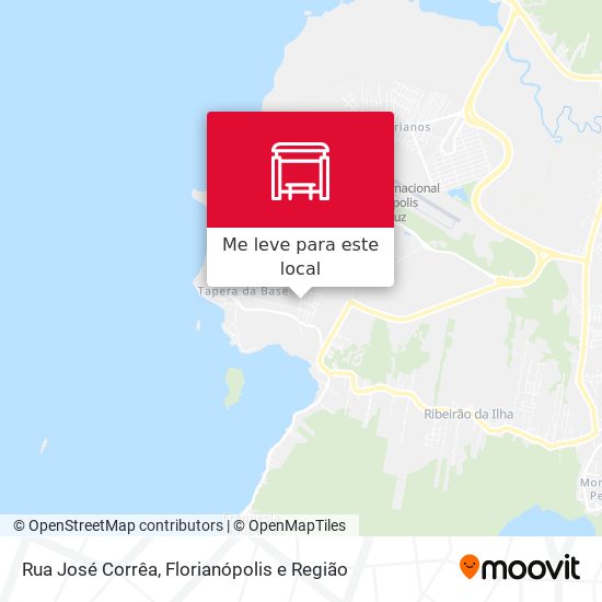 Rua José Corrêa mapa