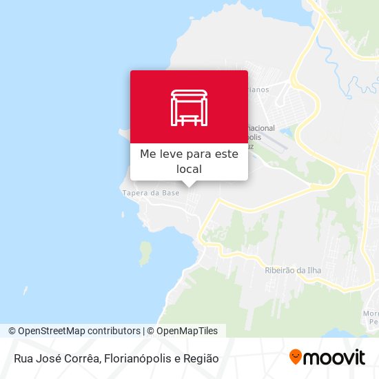 Rua José Corrêa mapa