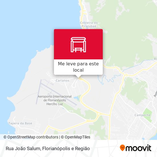 Rua João Salum mapa