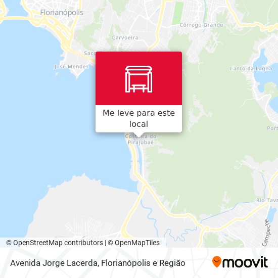 Avenida Jorge Lacerda mapa