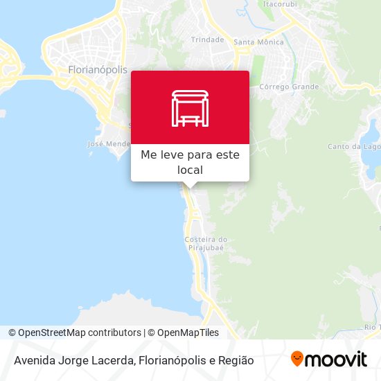 Avenida Jorge Lacerda mapa