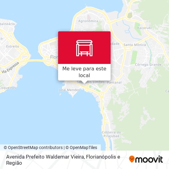 Avenida Prefeito Waldemar Vieira mapa