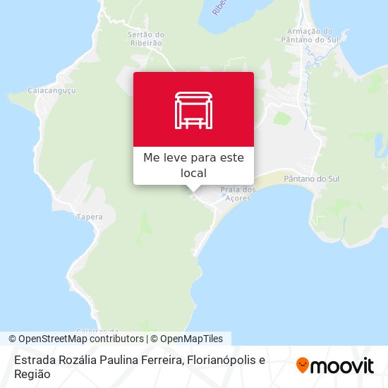 Estrada Rozália Paulina Ferreira mapa