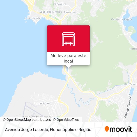 Avenida Jorge Lacerda mapa