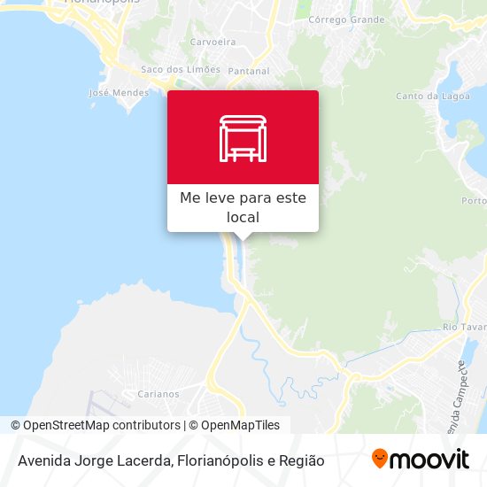 Avenida Jorge Lacerda mapa