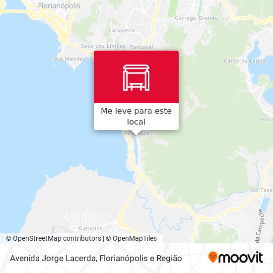 Avenida Jorge Lacerda mapa