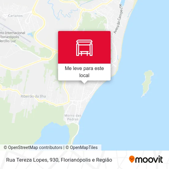 Rua Tereza Lopes, 930 mapa