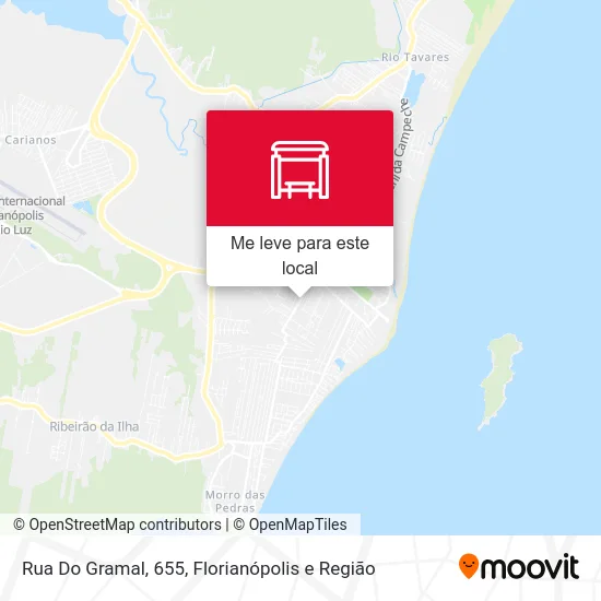 Rua Do Gramal, 655 mapa