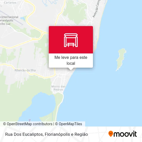 Rua Dos Eucaliptos mapa