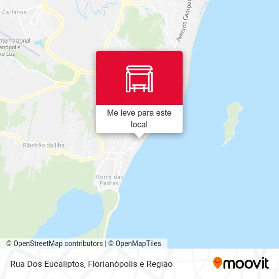 Rua Dos Eucaliptos mapa