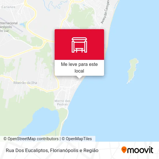 Rua Dos Eucaliptos mapa