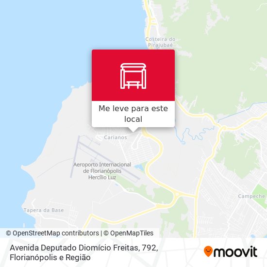Avenida Deputado Diomício Freitas, 792 mapa