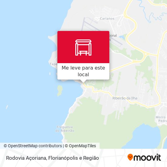Rodovia Açoriana mapa