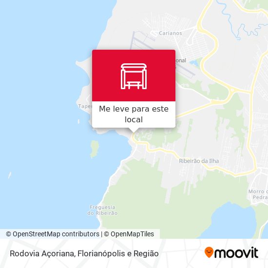 Rodovia Açoriana mapa