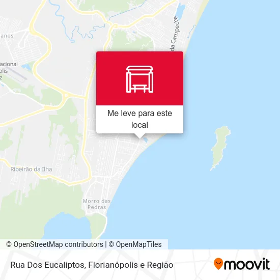 Rua Dos Eucaliptos mapa