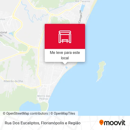 Rua Dos Eucaliptos mapa