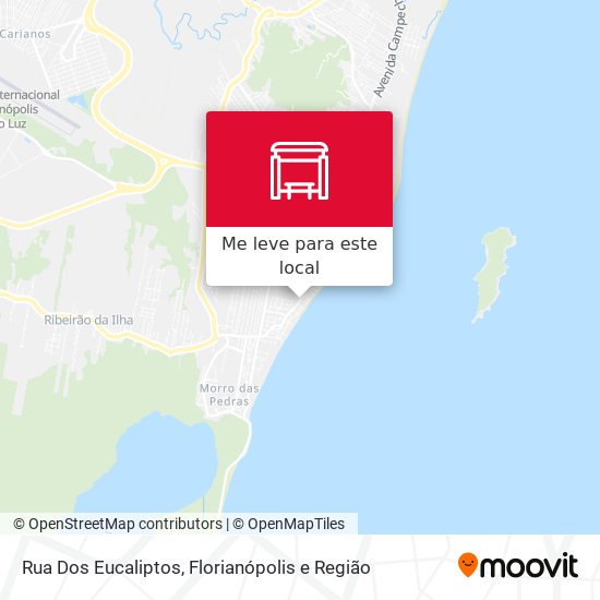 Rua Dos Eucaliptos mapa