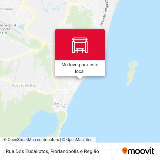 Rua Dos Eucaliptos mapa