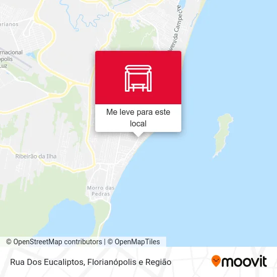 Rua Dos Eucaliptos mapa