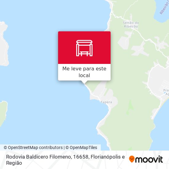 Rodovia Baldicero Filomeno, 16658 mapa