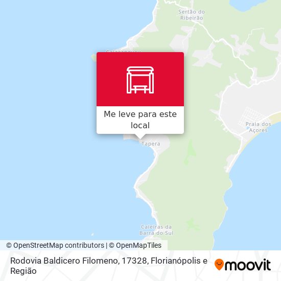 Rodovia Baldicero Filomeno, 17328 mapa
