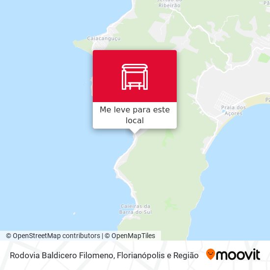 Rodovia Baldicero Filomeno mapa