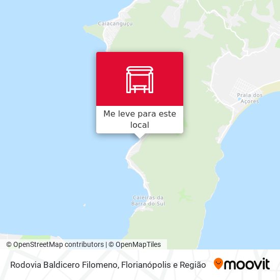 Rodovia Baldicero Filomeno mapa