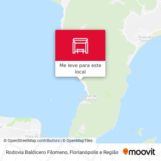 Rodovia Baldicero Filomeno mapa