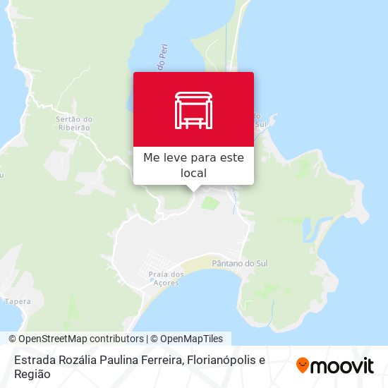 Estrada Rozália Paulina Ferreira mapa