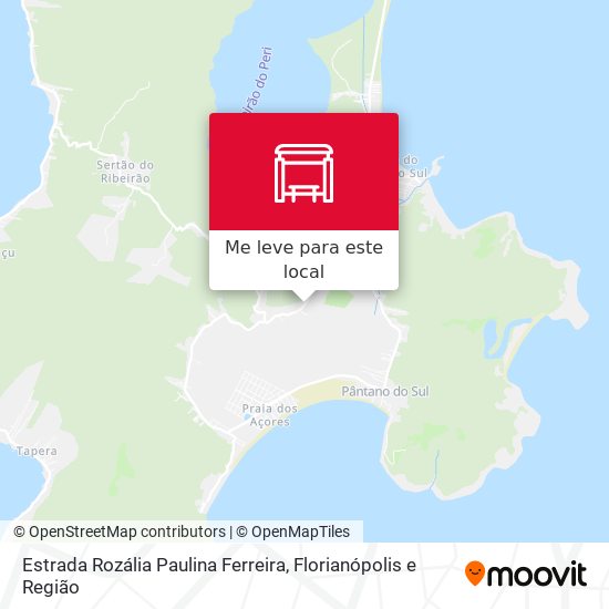 Estrada Rozália Paulina Ferreira mapa