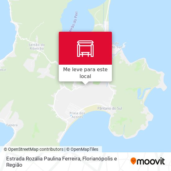 Estrada Rozália Paulina Ferreira mapa