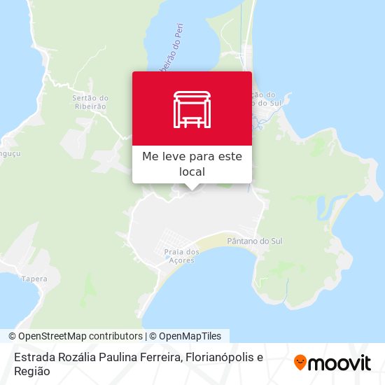 Estrada Rozália Paulina Ferreira mapa