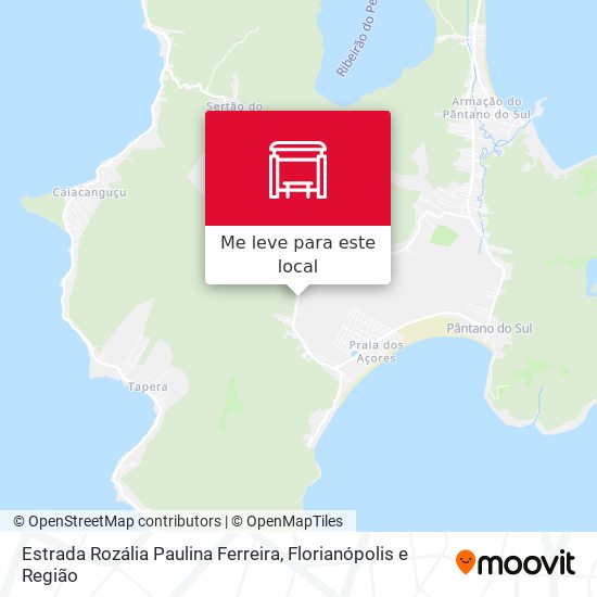 Estrada Rozália Paulina Ferreira mapa