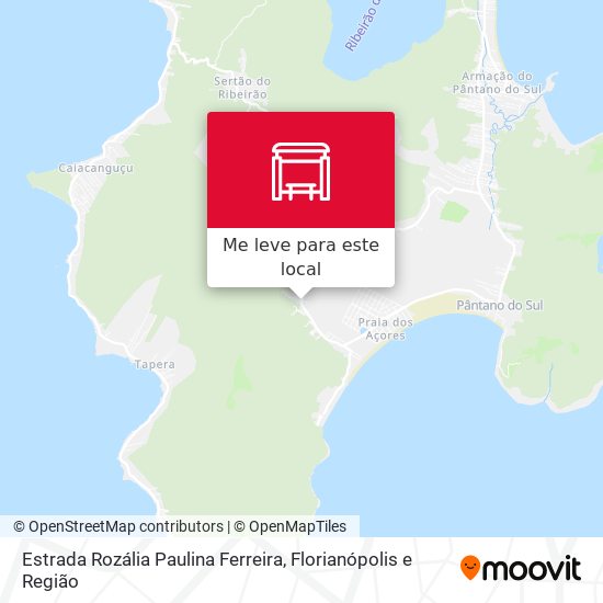 Estrada Rozália Paulina Ferreira mapa