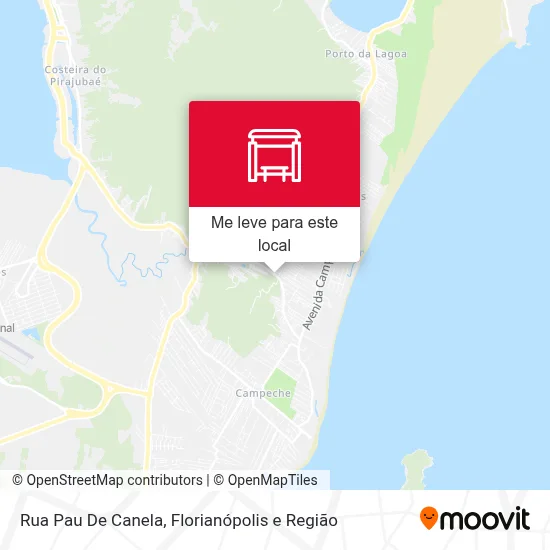 Rua Pau De Canela mapa