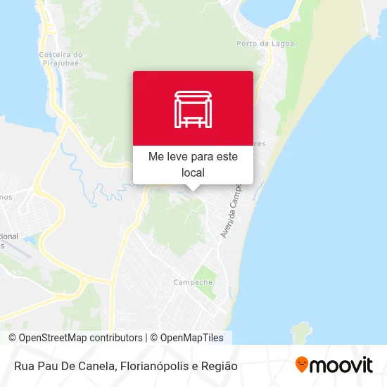 Rua Pau De Canela mapa