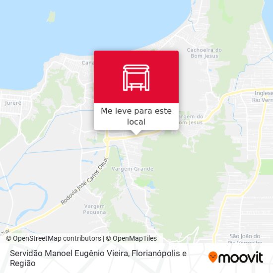 Servidão Manoel Eugênio Vieira mapa