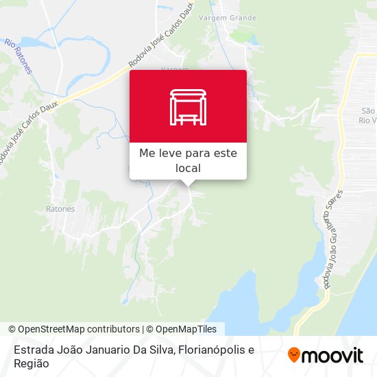 Estrada João Januario Da Silva mapa