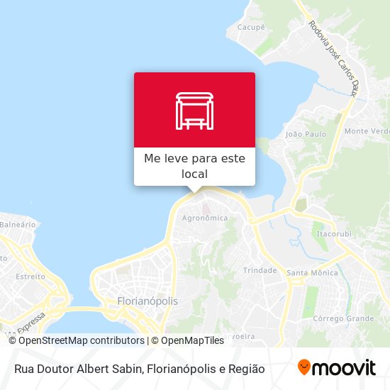 Rua Doutor Albert Sabin mapa
