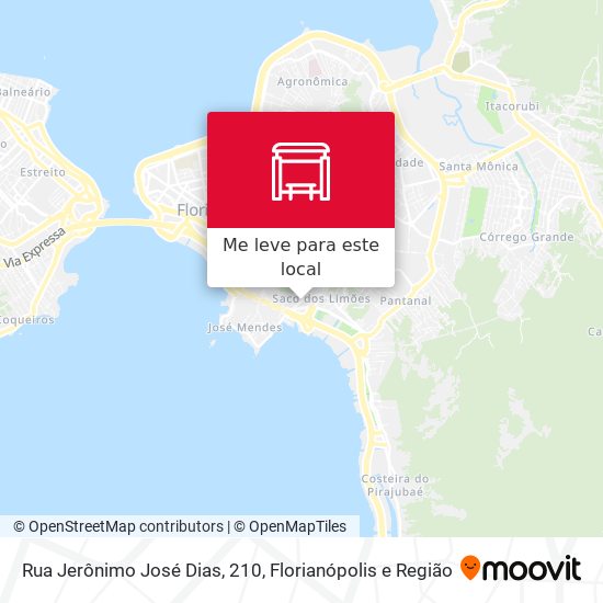 Rua Jerônimo José Dias, 210 mapa