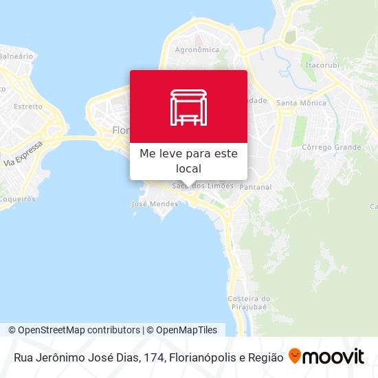 Rua Jerônimo José Dias, 174 mapa