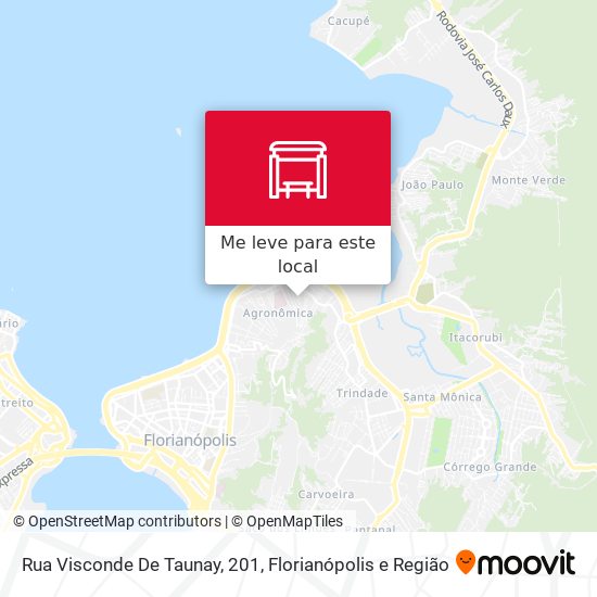 Rua Visconde De Taunay, 201 mapa