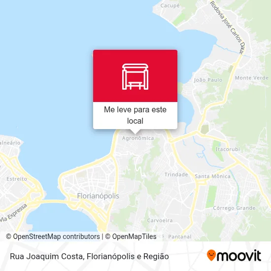 Rua Joaquim Costa mapa