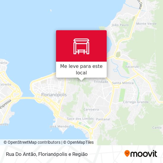 Rua Do Antão mapa