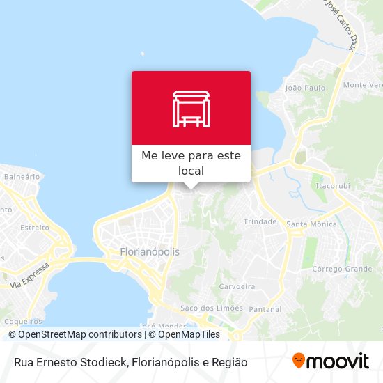 Rua Ernesto Stodieck mapa
